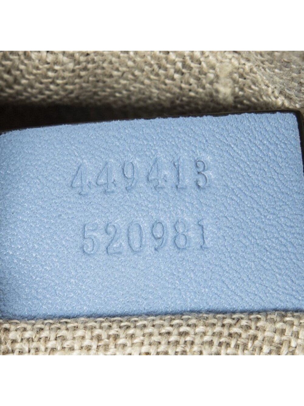 Gucci Bree Cross Belt Bag Light Blue Micro Guccissima Leather - Picture 10 of 10